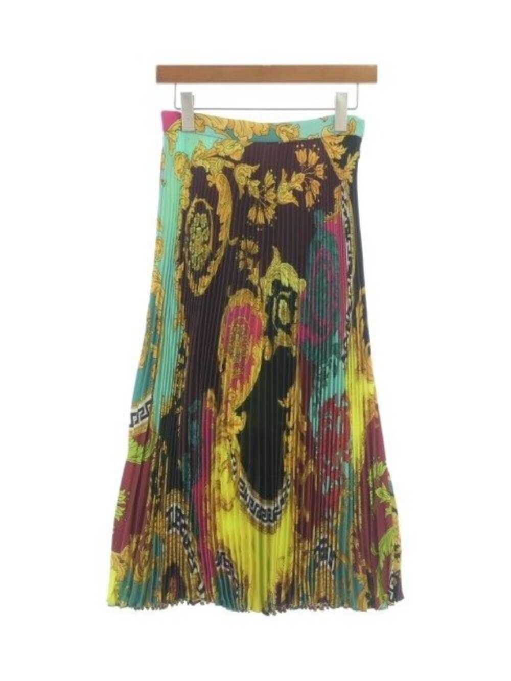 Versace Barocco Print Long Maxi Skirt